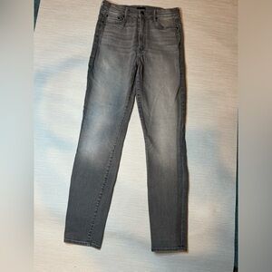 Mother grey high waisted size 26 skinny jeans